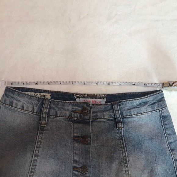 Button Down Denim Skirt - Picture 3 of 7